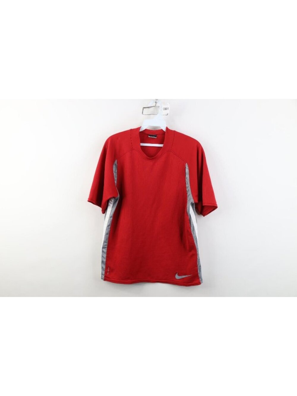 Vtg Nike Sphere Dry Mens Medium Travis Scott Mini Swoosh Thermal Knit T-Shirt